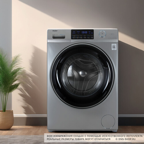 Купить Стиральная машина Haier HW80-BP14969AS серебристый  9291541. Характеристики, отзывы и цены в Донецке