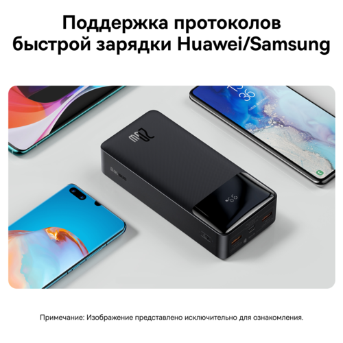 Купить Портативный аккумулятор Baseus Bipow Digital Display 20W черный  5011587. Характеристики, отзывы и цены в Донецке