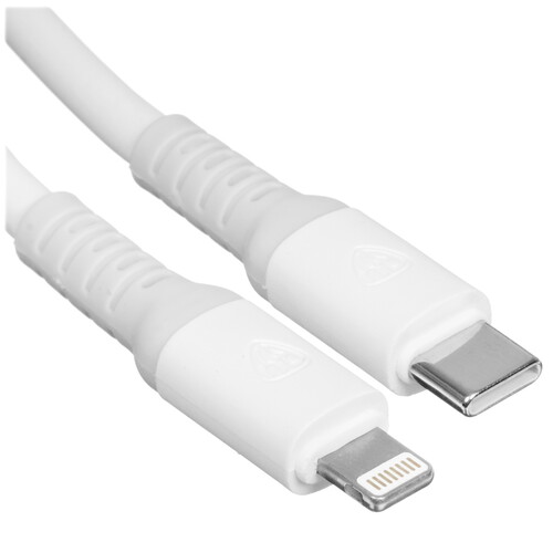 Купить Кабель круглый BY Lightning 8-pin - USB Type-C белый 1 м  5482145. Характеристики, отзывы и цены в Донецке