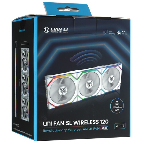 Купить Комплект вентиляторов LIAN LI UNI FAN SL WIRELESS  120  5604342. Характеристики, отзывы и цены в Донецке