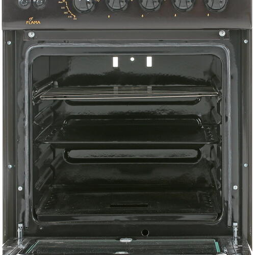 Купить Газовая плита Flama FG 2426 B коричневый  8139598. Характеристики, отзывы и цены в Донецке