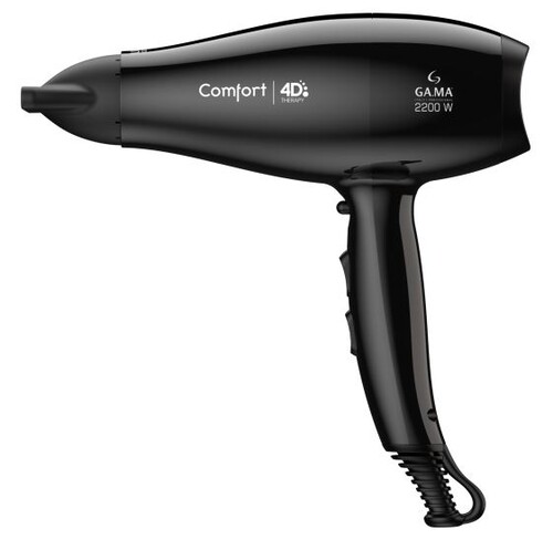 Купить Фен GA.MA COMFORT 4D черный  9915655. Характеристики, отзывы и цены в Донецке