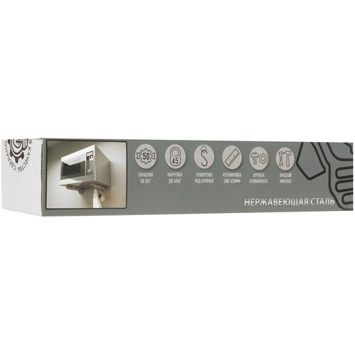 Купить Кронштейн для СВЧ-печи EMBODIMENT EMB-MW-S-N  4758310. Характеристики, отзывы и цены в Донецке