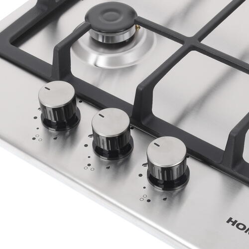 Купить Газовая варочная поверхность HOMSair HGS433TGCS  8160037. Характеристики, отзывы и цены в Донецке
