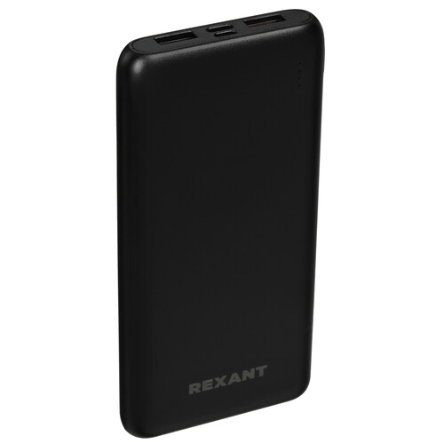 Купить Портативный аккумулятор REXANT 30-2051 черный  9190010. Характеристики, отзывы и цены в Донецке