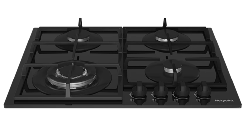 Купить Газовая варочная поверхность Hotpoint HG 62FA/BK  9279935. Характеристики, отзывы и цены в Донецке