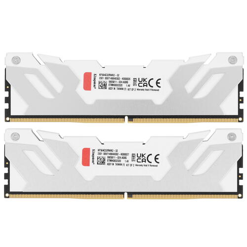 Купить Оперативная память Kingston Fury Renegade White [KF564C32RWK2-32] 32 ГБ  5406028. Характеристики, отзывы и цены в Донецке