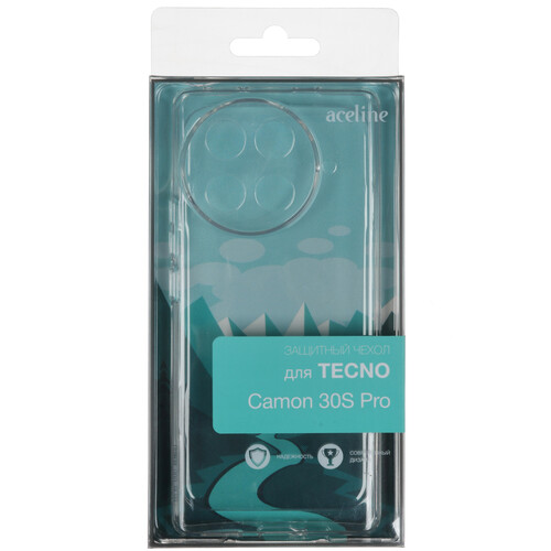 Купить Накладка  Aceline Silicone для Tecno CAMON 30S Pro прозрачный  5487873. Характеристики, отзывы и цены в Донецке