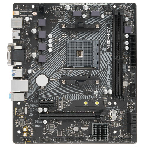 Купить Материнская плата ASRock A520M-HDV  1663777. Характеристики, отзывы и цены в Донецке