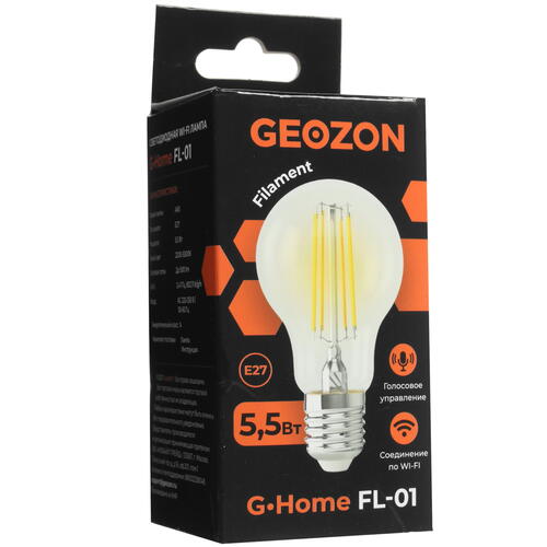 Купить Умная филаментная лампа Geozon FL-01  5333191. Характеристики, отзывы и цены в Донецке