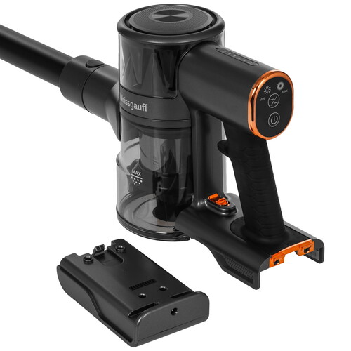 Купить Пылесос вертикальный   Weissgauff V15 BLDC 250 Turbo  черный  9259457. Характеристики, отзывы и цены в Донецке