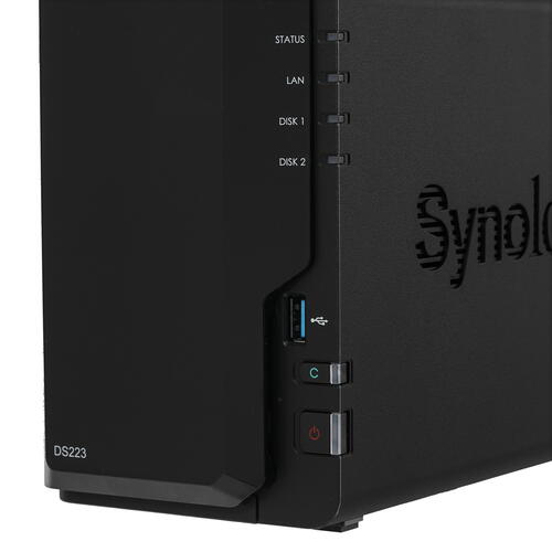 Купить Сетевое хранилище (NAS) Synology DiskStation DS223  5407737. Характеристики, отзывы и цены в Донецке