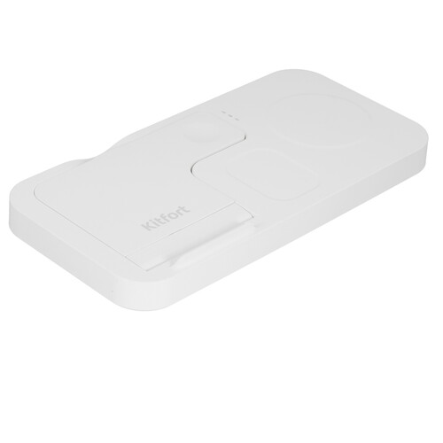 Купить Беспроводное зарядное устройство Kitfort КТ-3747 белый  9269899. Характеристики, отзывы и цены в Донецке