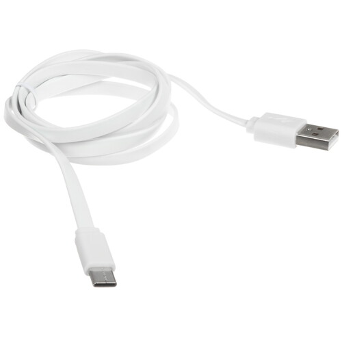 Купить Кабель плоский Aceline USB Type-C - USB 2.0 Type-A белый 1 м  9086566. Характеристики, отзывы и цены в Донецке