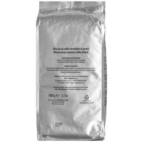 Купить Кофе в зернах Carraro Espresso Classic  9122135. Характеристики, отзывы и цены в Донецке
