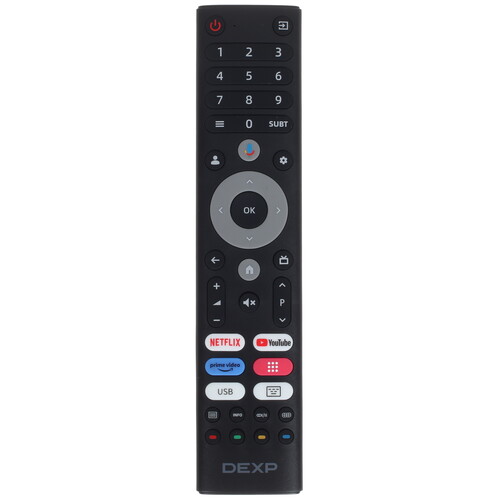 Купить 65" (164 см) Телевизор DEXP 65QCG черный  9079339. Характеристики, отзывы и цены в Донецке