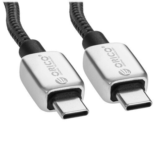 Купить Кабель круглый ORICO USB Type-C - USB Type-C черный 2 м  5628021. Характеристики, отзывы и цены в Донецке