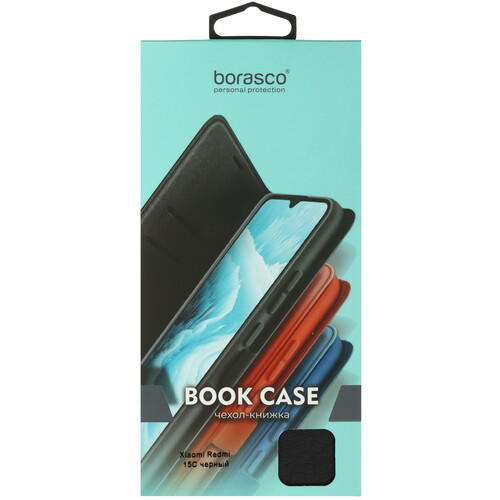 Купить Чехол-книжка  BoraSCO Book Case для Xiaomi REDMI 15C/ POCO C85 черный  5633600. Характеристики, отзывы и цены в Донецке