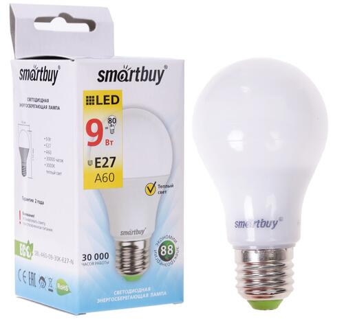 Купить Лампа светодиодная Smartbuy A60  1008938. Характеристики, отзывы и цены в Донецке