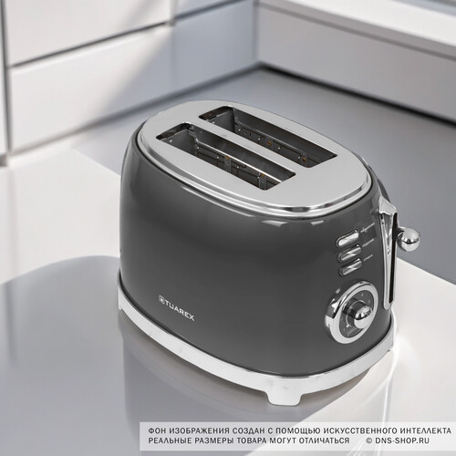 Купить Тостер Tuarex TK-6007 серый  9229155. Характеристики, отзывы и цены в Донецке