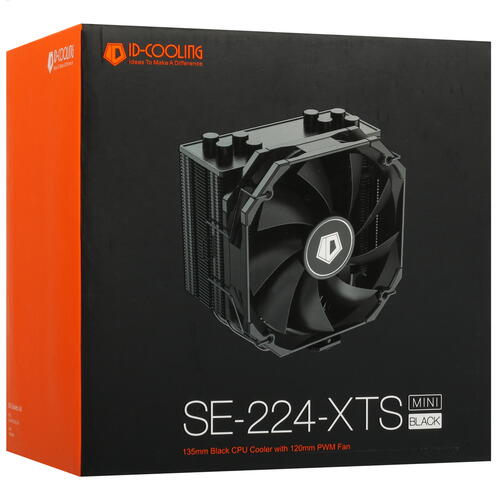 Купить Кулер для процессора ID-COOLING SE-224-XTS MINI BLACK  черный  5080984. Характеристики, отзывы и цены в Донецке