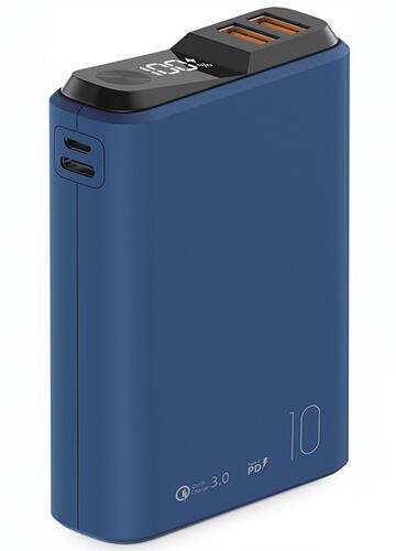 Купить Портативный аккумулятор Olmio QS-10 синий  4897127. Характеристики, отзывы и цены в Донецке