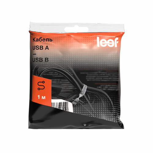 Купить Кабель LF-CAB-A/B-PVC-1-black USB 2.0 Type-A - USB 2.0 Type-B  5626564. Характеристики, отзывы и цены в Донецке