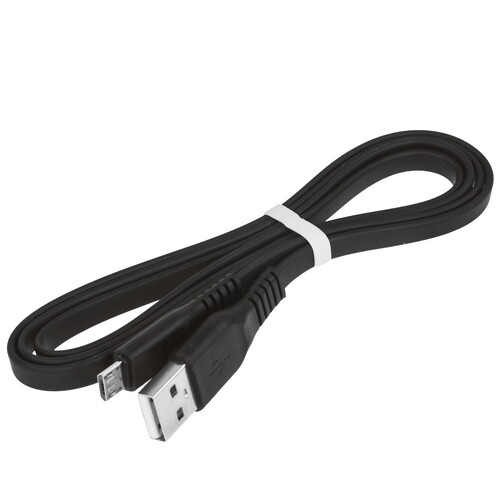 Купить Кабель плоский Borofone micro USB - USB 2.0 Type-A черный 1 м  9244386. Характеристики, отзывы и цены в Донецке