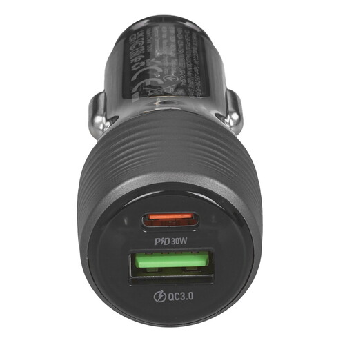 Купить Автомобильное ЗУ Borofone BZ30 Absolute черный  9244293. Характеристики, отзывы и цены в Донецке