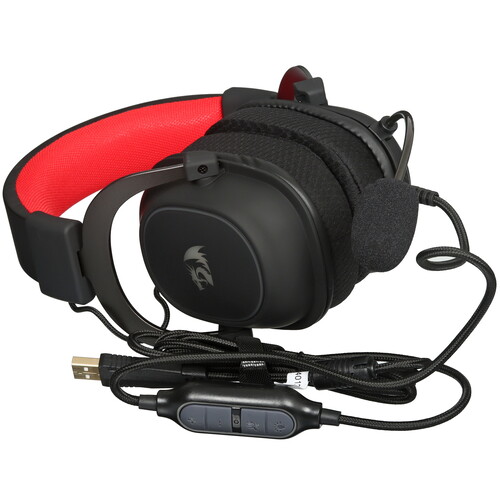 Купить Проводные наушники Redragon Zeus X RGB черный 2024  5463209. Характеристики, отзывы и цены в Донецке