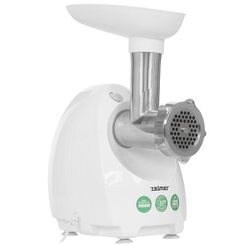 Купить Мясорубка электрическая ZELMER ZMM4080B белый  8199835. Характеристики, отзывы и цены в Донецке