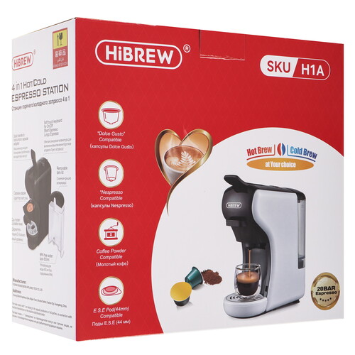 Купить Кофемашина капсульная Hibrew H1A  5454229. Характеристики, отзывы и цены в Донецке