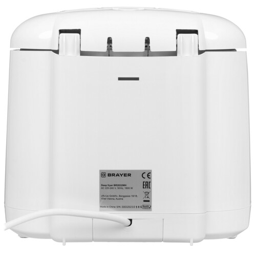 Купить Фритюрница BRAYER 2832BR-WH белый  9925715. Характеристики, отзывы и цены в Донецке