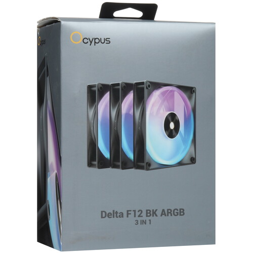 Купить Комплект вентиляторов Ocypus Delta F12 ARGB  5490787. Характеристики, отзывы и цены в Донецке
