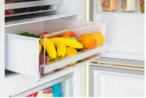 Купить Холодильник с морозильником   HIBERG RFC-400DX NFGY inverter бежевый  9021258. Характеристики, отзывы и цены в Донецке