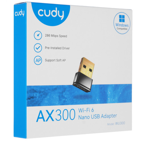 Купить Wi-Fi адаптер Cudy WU300  5639868. Характеристики, отзывы и цены в Донецке
