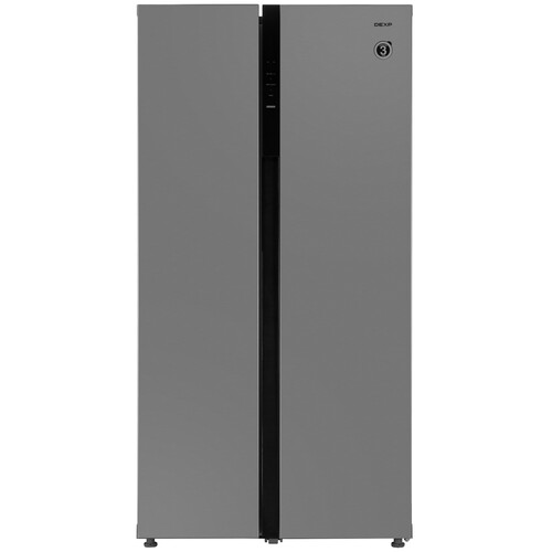 Купить Холодильник Side by Side   DEXP SBS510M серебристый  9254822. Характеристики, отзывы и цены в Донецке