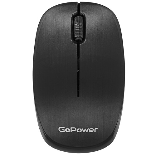 Купить Мышь беспроводная GoPower GPM02 [00-00030985] черный  9281159. Характеристики, отзывы и цены в Донецке