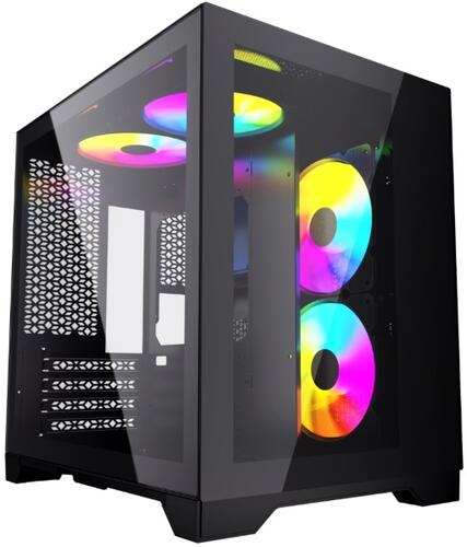 Купить Корпус PowerCase Vision Micro [CVBM-L4] черный  9912443. Характеристики, отзывы и цены в Донецке