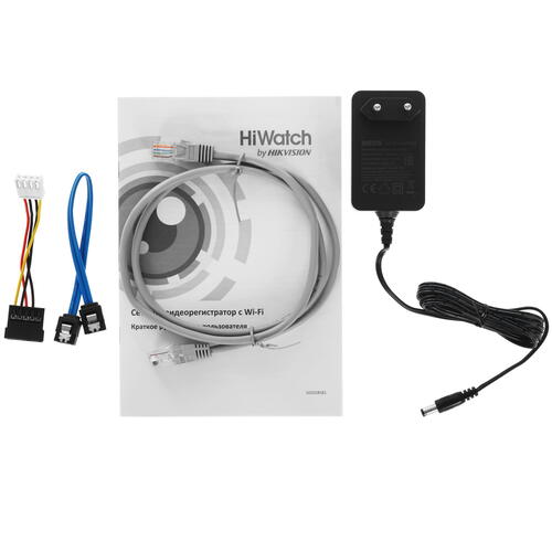Купить Регистратор для видеонаблюдения HiWatch DS-N304W(B)  5073835. Характеристики, отзывы и цены в Донецке