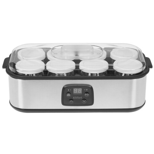 Купить Йогуртница Kitfort КТ-2089 серебристый  9090943. Характеристики, отзывы и цены в Донецке