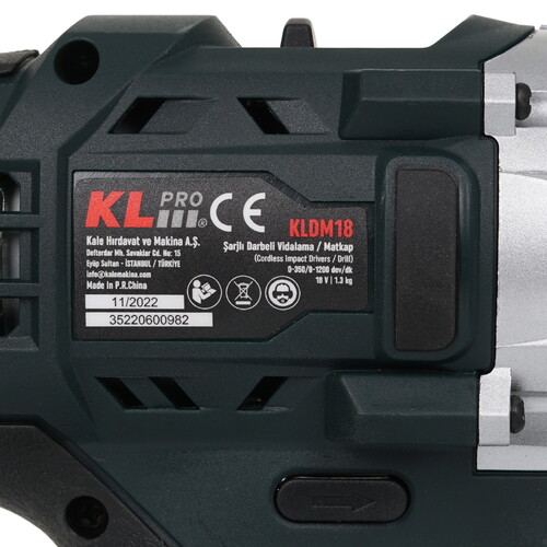 Купить Дрель-шуруповерт KLPRO KLDM18-50  9153997. Характеристики, отзывы и цены в Донецке