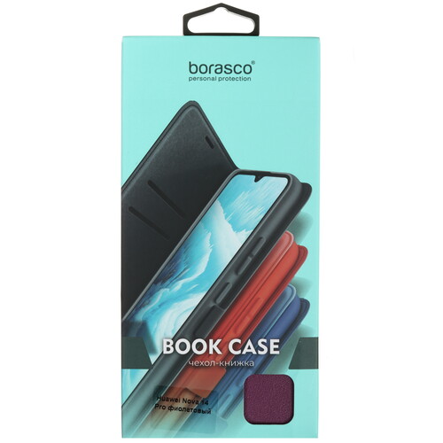 Купить Чехол-книжка  BoraSCO для HUAWEI nova 14 Pro фиолетовый  5642953. Характеристики, отзывы и цены в Донецке
