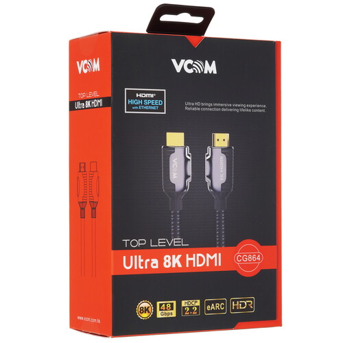Купить Кабель  VCOM HDMI - HDMI, 1 м  5059882. Характеристики, отзывы и цены в Донецке
