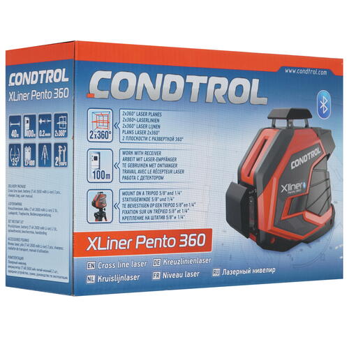 Купить Лазерный нивелир Condtrol XLiner Pento 360  5083123. Характеристики, отзывы и цены в Донецке
