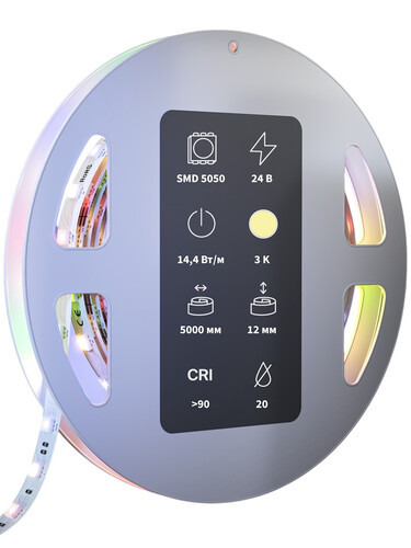 Купить Светодиодная лента Maytoni 24В 5050 14.4Вт/м 3000К 5м IP 20  9184957. Характеристики, отзывы и цены в Донецке