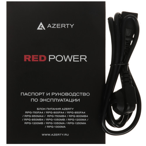 Купить Блок питания Azerty RPG-1050MA [120-0854] красный, черный  5608565. Характеристики, отзывы и цены в Донецке