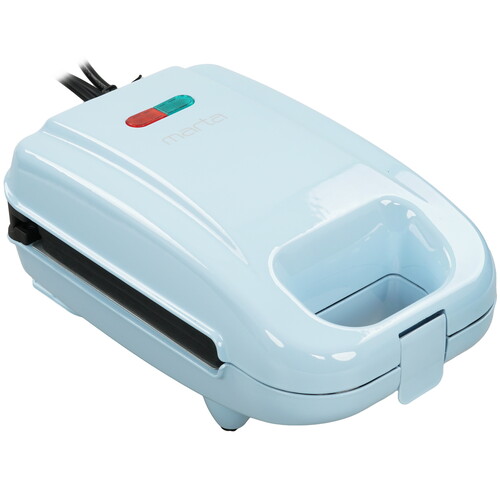 Купить Вафельница Marta MT-SM1737A голубой  9148450. Характеристики, отзывы и цены в Донецке