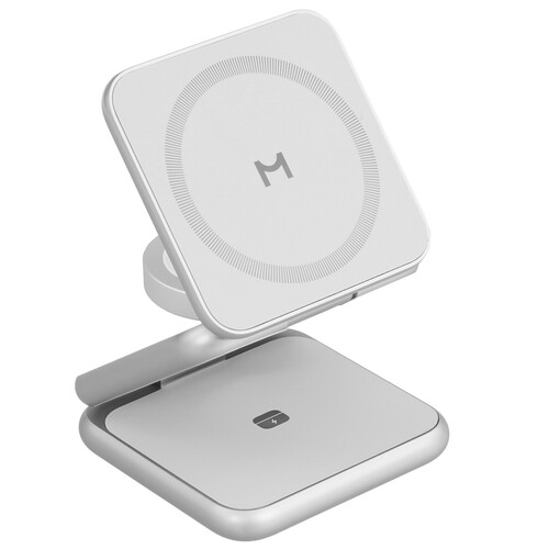 Купить Беспроводное зарядное устройство Magssory Fold Pro серебристый  9269684. Характеристики, отзывы и цены в Донецке