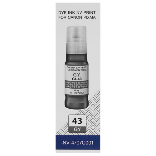 Купить Чернила водорастворимые NV-Print GI-43 GY серый  9301054. Характеристики, отзывы и цены в Донецке